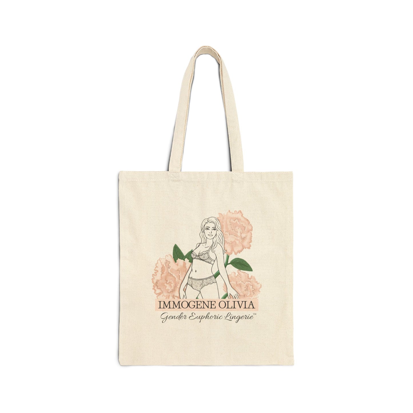 Immogene Olivia Canvas Tote Bag