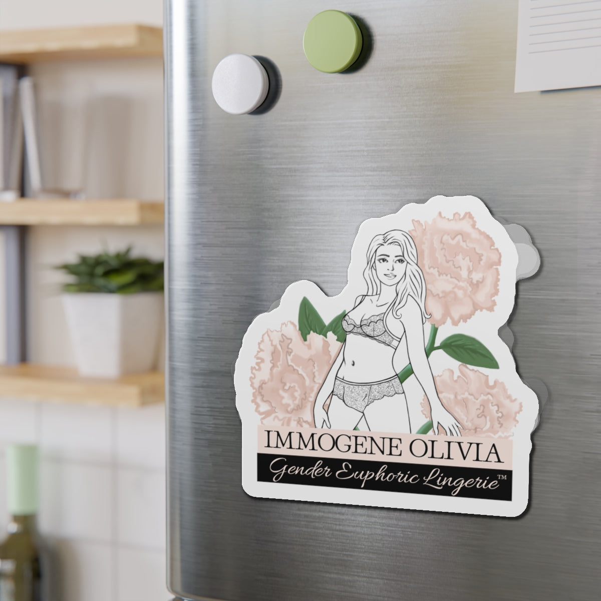 Immogene Olivia Die-Cut Magnet