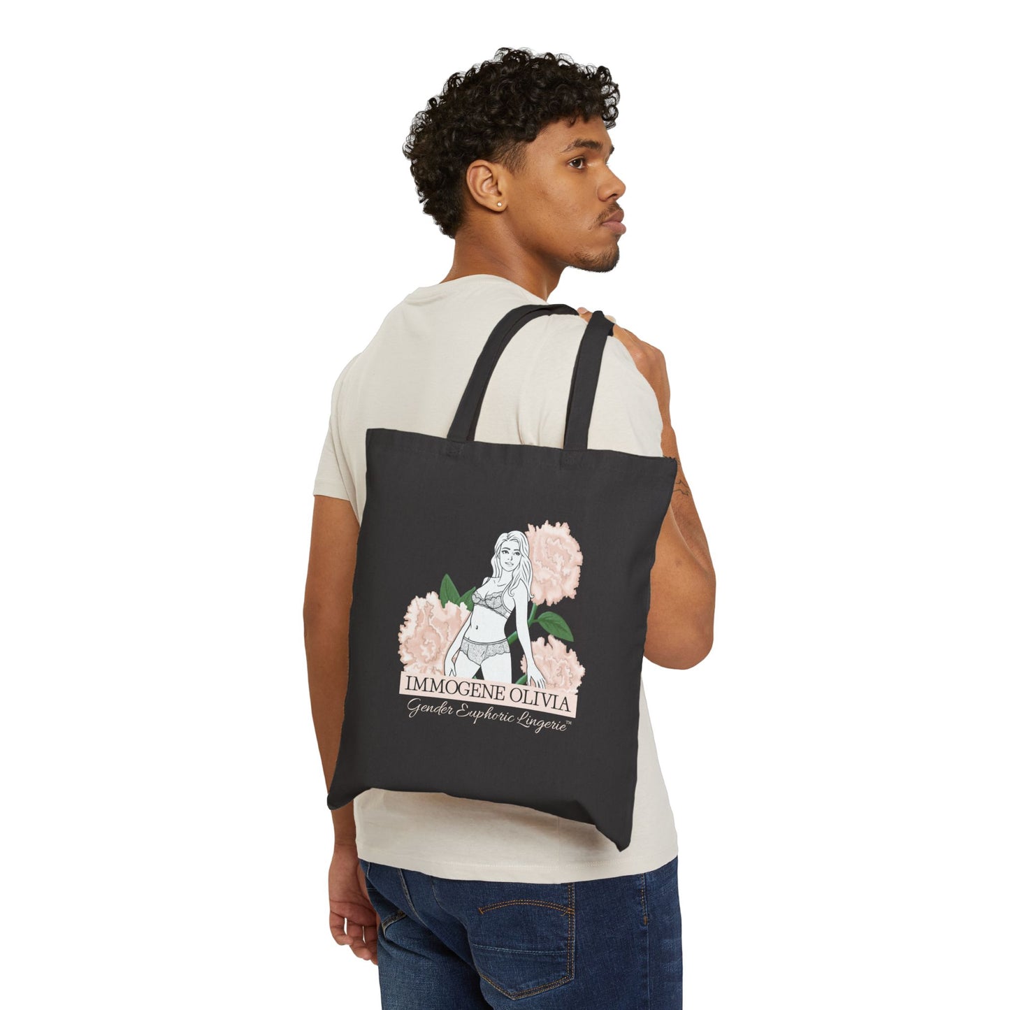 Immogene Olivia Canvas Tote Bag