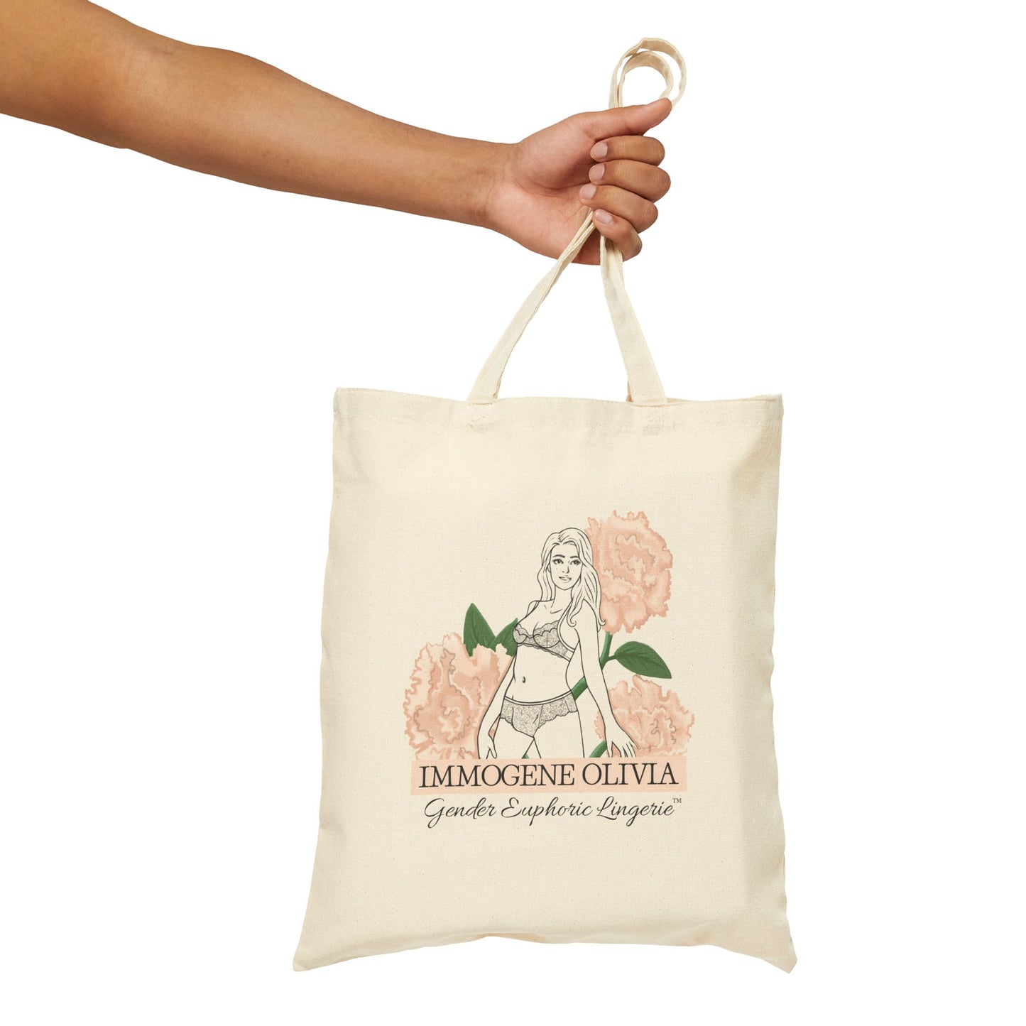 Immogene Olivia Canvas Tote Bag